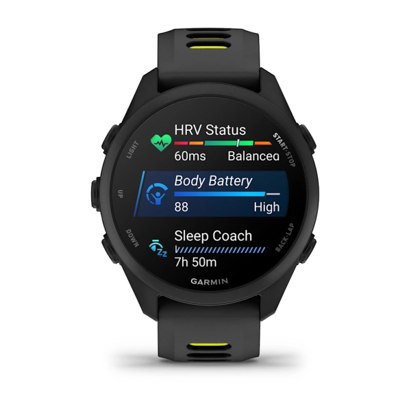Garmin Forerunner 170 Music Siyah/Amp Sarı Kayışlı