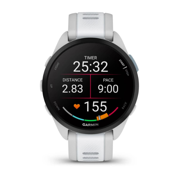 Garmin Forerunner Music 165 Sis Grisi Beyaz