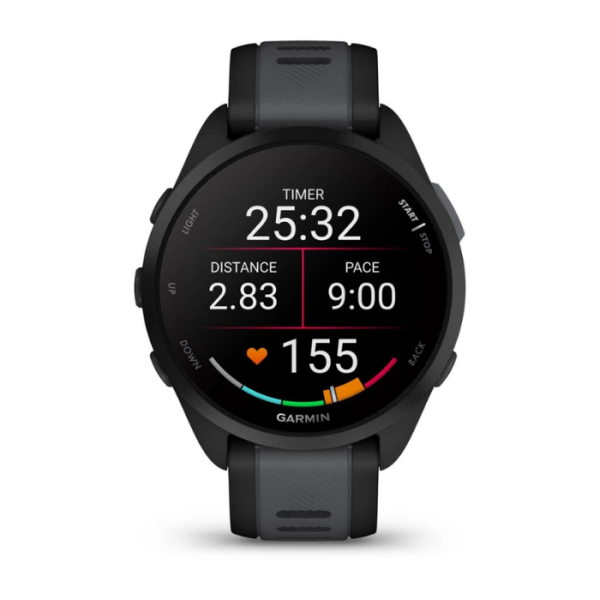 Garmin Forerunner Music 165 Siyah Slate Gri