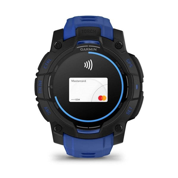Garmin Instinct 3 - 45 mm AMOLED Siyah Mavi