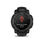 Garmin Instinct 3 – 45 mm AMOLED Siyah Silikon Kayışlı