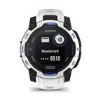 Garmin Instinct 3 – 45 mm Solar Beyaz Mavi