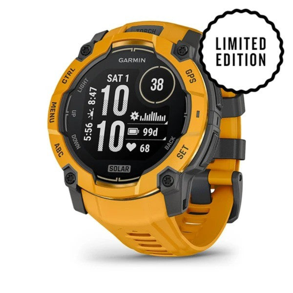 Garmin Instinct 3 – 45 mm, Turuncu / Gri