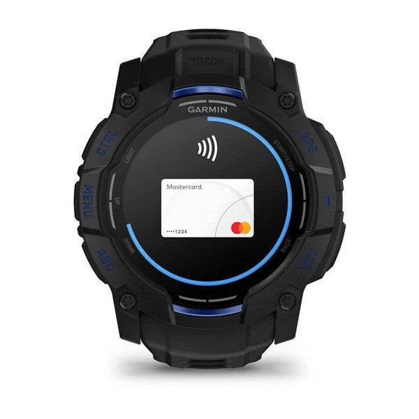 Garmin Instinct 3 - 50 mm AMOLED Siyah Mavi