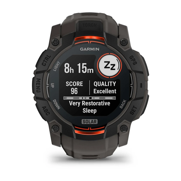 Garmin Instinct 3 – 50 mm, Solar Kömür Siyahı