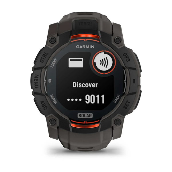 Garmin Instinct 3 – 50 mm, Solar Kömür Siyahı