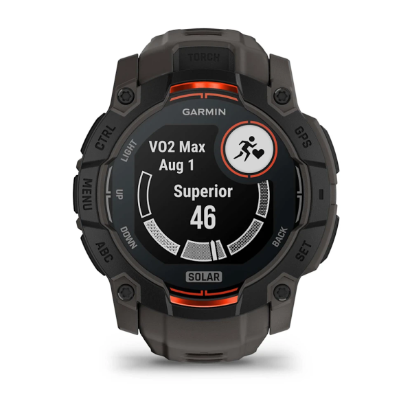 Garmin Instinct 3 – 50 mm, Solar Kömür Siyahı