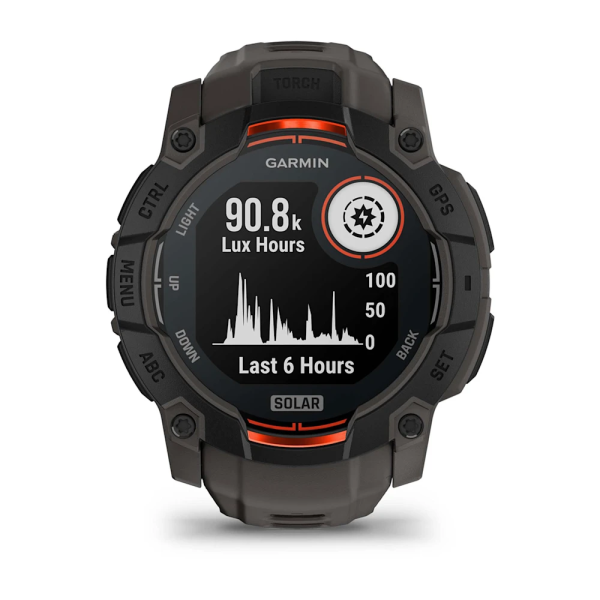 Garmin Instinct 3 – 50 mm, Solar Kömür Siyahı
