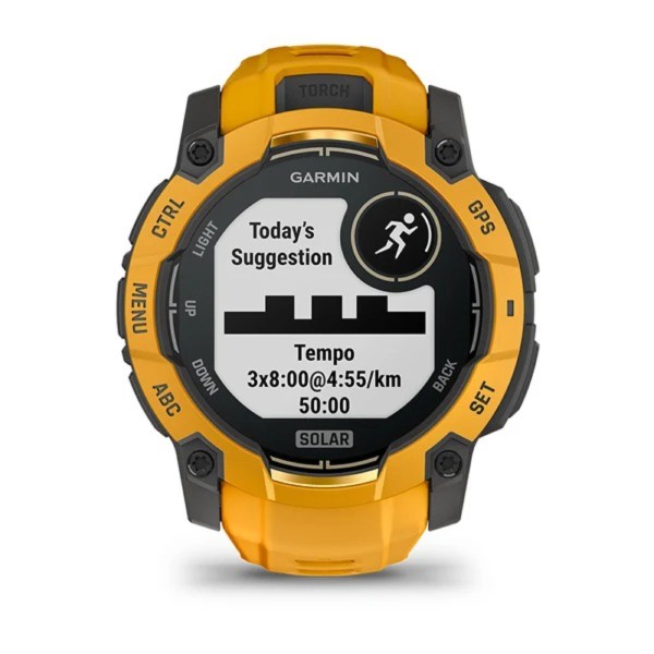 Garmin Instinct 3 – 50 mm, Solar Turuncu / Gri
