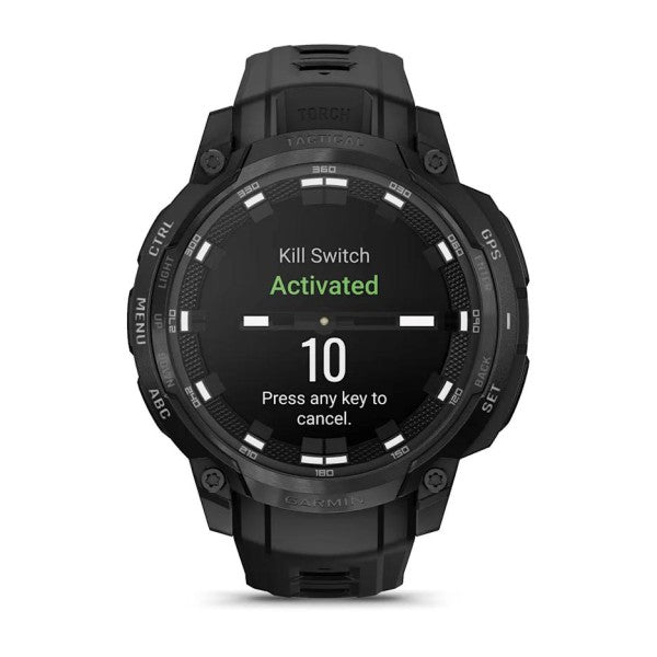 Garmin Instinct Crossover AMOLED - Tactical Edition Siyah