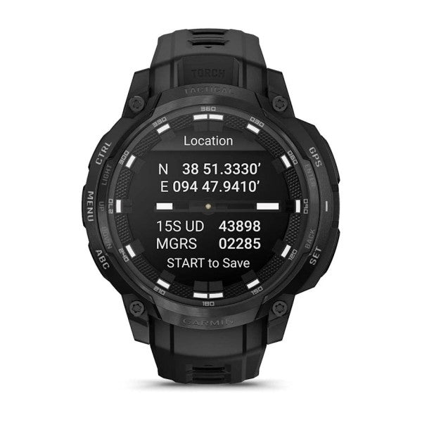 Garmin Instinct Crossover AMOLED - Tactical Edition Siyah