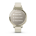 Garmin Lily 2 Active Lunar Gold Kemik Silikon Kayışlı