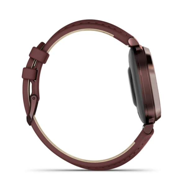 Garmin Lily 2 Koyu Bronz Deri Kayışlı