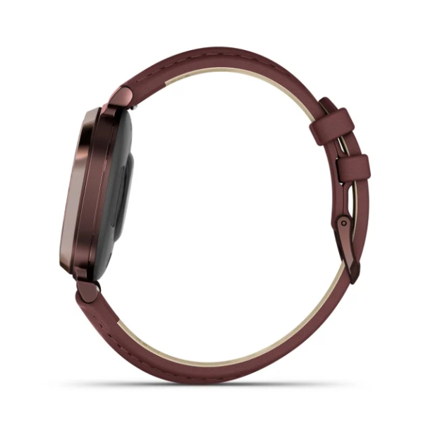 Garmin Lily 2 Koyu Bronz Deri Kayışlı