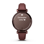 Garmin Lily 2 Koyu Bronz Deri Kayışlı