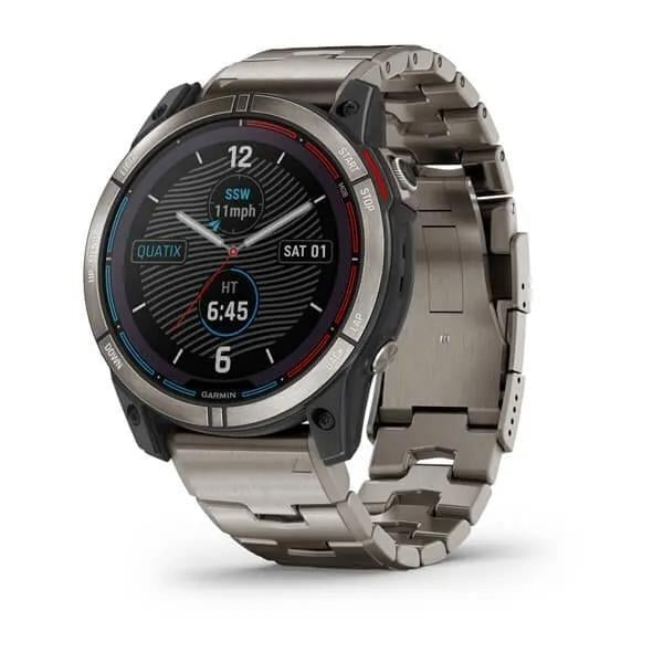 Garmin Quatix 7X Solar Titanyum Akıllı Saat