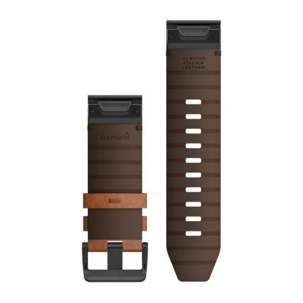 Garmin Quickfit 26 mm Yedek Kayış - Kahverengi Deri
