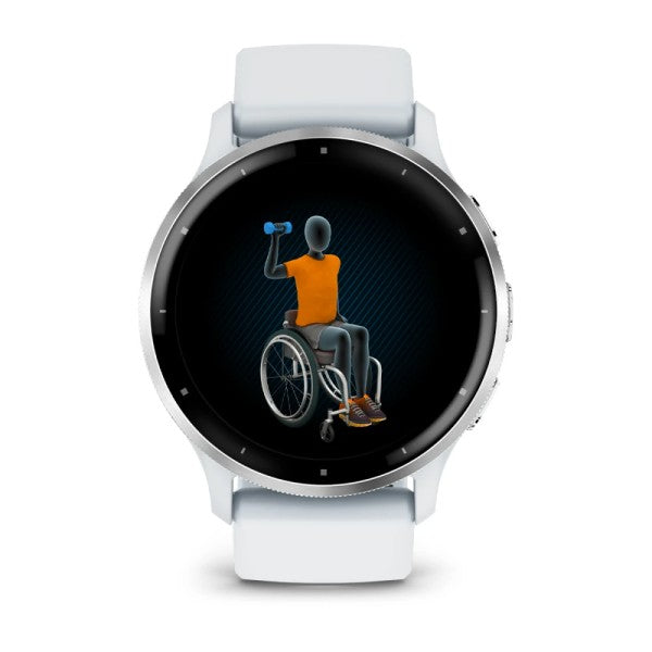 Garmin Venu 3 Gümüş Beyaz Kayışlı Akıllı Saat
