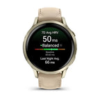 Garmin Venu 4 - 41 mm Deri Kayışlı