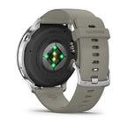 Garmin Venu 4 - 45 mm Gümüş Gri Silikon Kayışlı