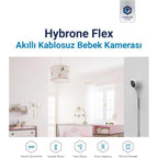Hybrone Flex HY-CW3012-F Bebek Gece Görüşlü Wi-Fi Güvenlik Kamerası