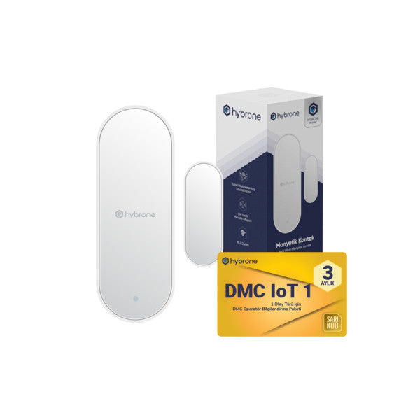 Hybrone HY-SW1021-MC Wi-Fi Akıllı Manyetik Kontak Kapı ve Pencere Sensörü