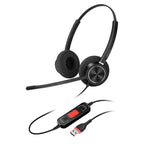Inbertec C10DM Duo Mikrofonlu Çağrı Merkezi Kulaklığı