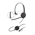 Inbertec UB805M Professional Mono Yapay Zeka Gürültü Engelleyici USB Kulaklık