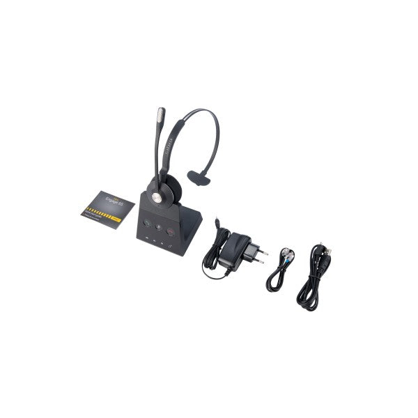 Jabra Engage 65 SE Mono Kablosuz Profesyonel Kulaklık | Base Üniteli, DECT, Şarj Standlı