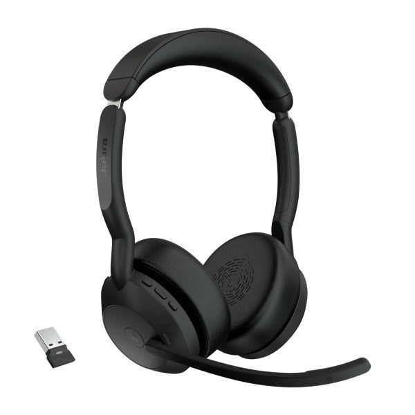 Jabra Evolve2 55 Duo Link380a Ms Kablosuz Kulak Üstü Kulaklık