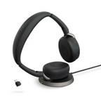 Jabra Evolve2 65 Flex Duo USB-C MS Kablosuz Şarjlı Kulak Üstü Kulaklık