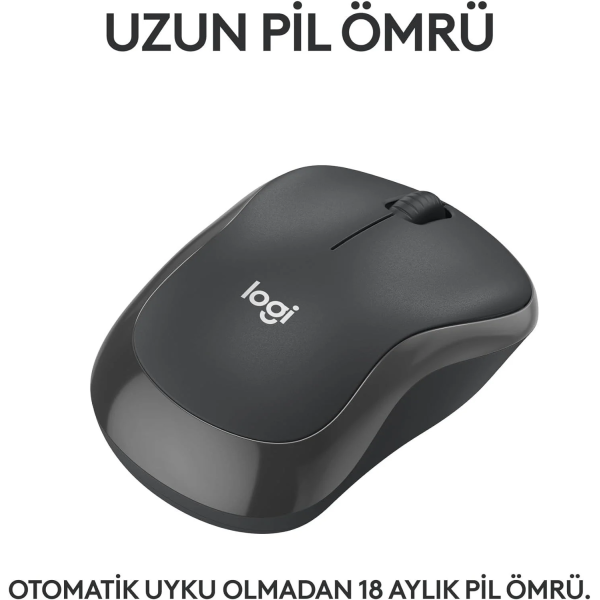 Logitech M240 Bluetooth Kablosuz Kurumsal Mouse - Siyah (910-007182)