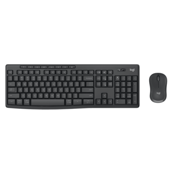 Logitech MK370 Wireless Kablosuz Kurumsal Klavye ve Mouse Seti - Siyah (920-012074)
