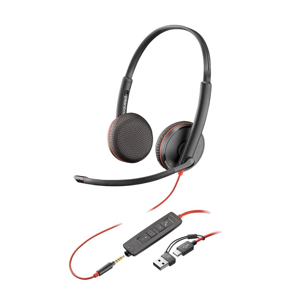Poly BW 3225 USB-C HS +3.5mmP +USB-C/A Kulaklık
